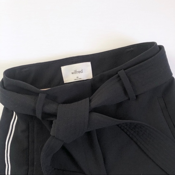 Aritzia Wilfred Jallade tie waist trousers - Picture 2 of 4